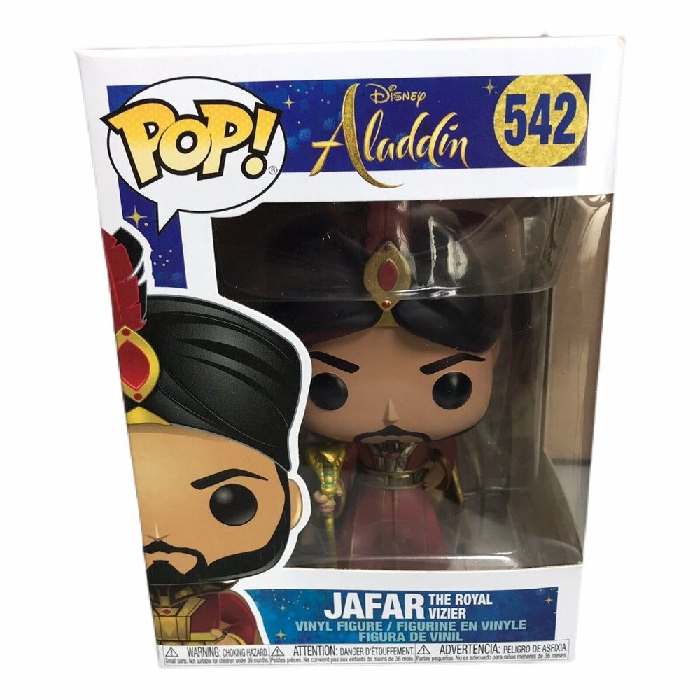 2/$30 Funko Pop! Disney - Aladdin Movie: JAFAR (Royal Vizier) #542 New In Box